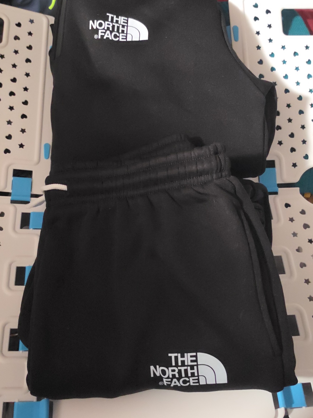 The North Face Black Logo Cargo Sweat Set Top & Bottom
